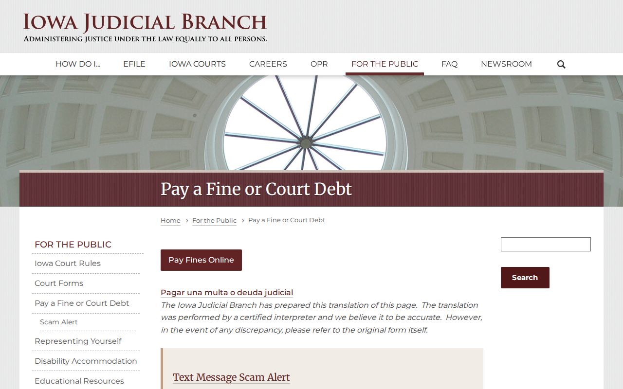 Osceola County traffic warrant official fine payment guidance