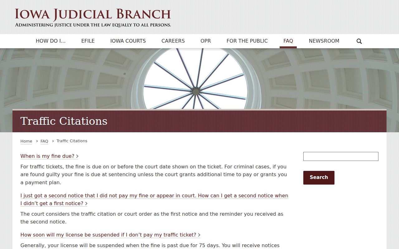 Osceola County traffic warrant official citation payment options